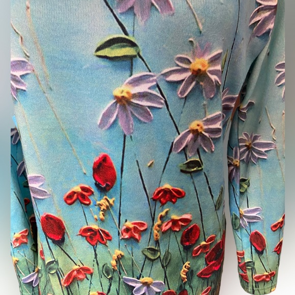 MISSLOOK wool blend floral🌸 - Picture 3 of 6